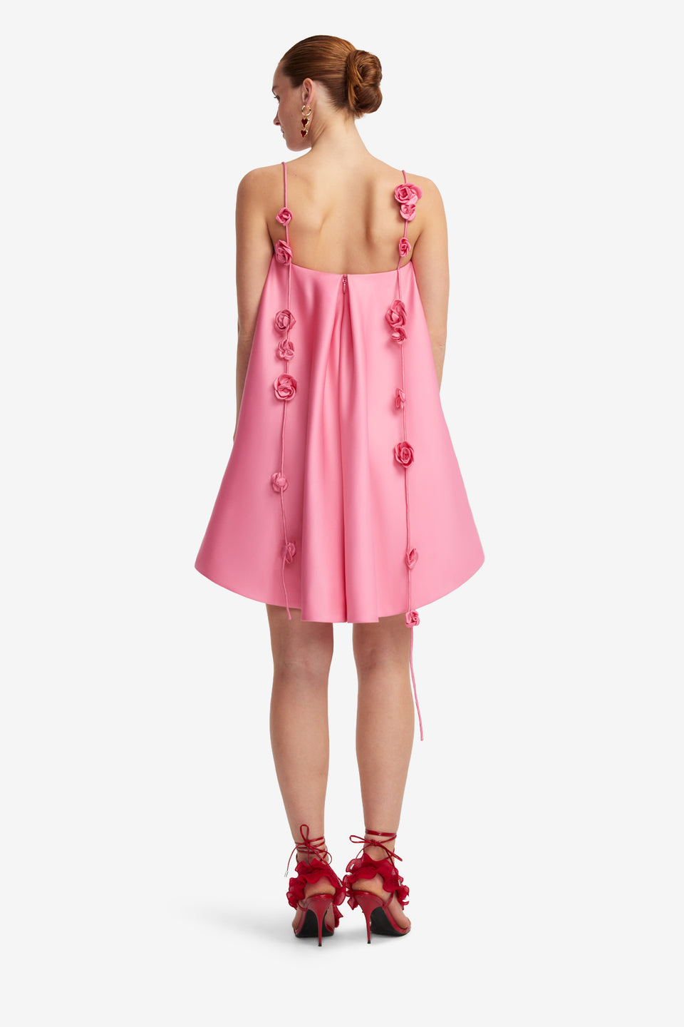 Exclusive LEO LIN Fiona Rose Mini Dress - Pink