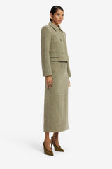 Louisa Wool Jacket - Olive Jackets
