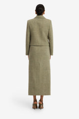 Louisa Wool Jacket - Olive Jackets