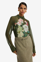Saskia Wool Maxi Skirt - Olive Skirts