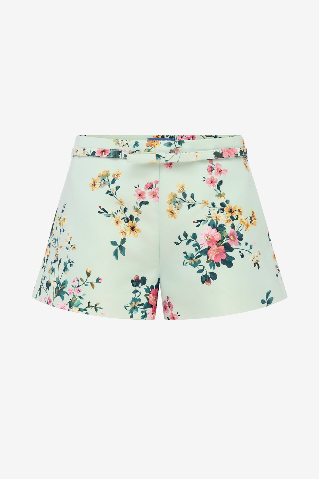 Olivianne Shorts - Posy Print in Mint Shorts