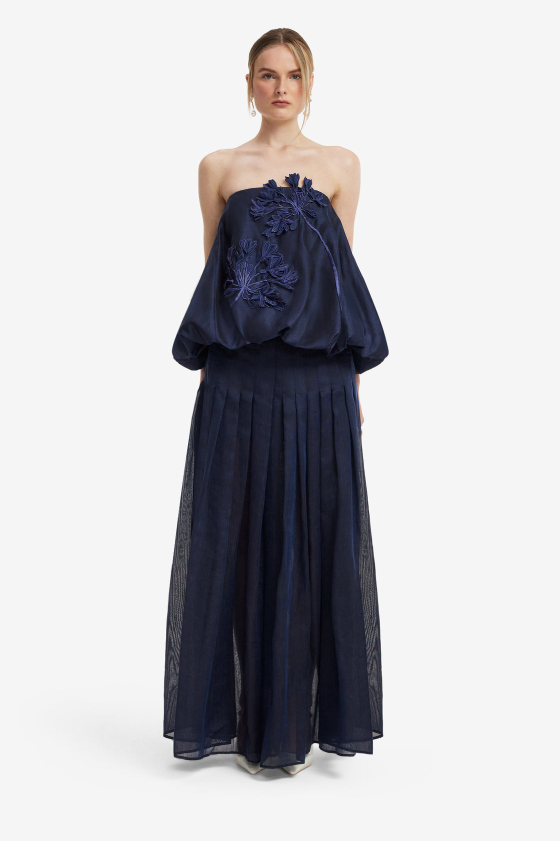 Juno Pleated Pants - Midnight Pants