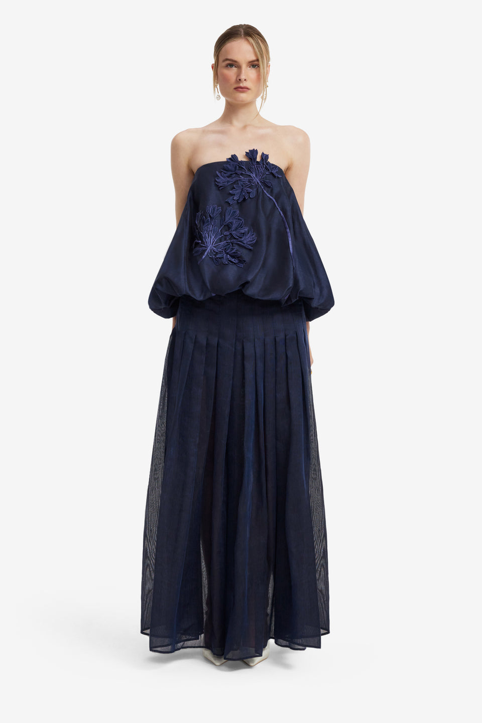 Juno Pleated Pants - Midnight Pants