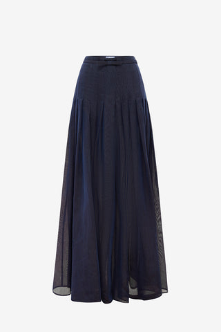 Juno Pleated Pants - Midnight Pants