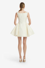 Zaya Embellished Mini Dress - Snow Dress Mini