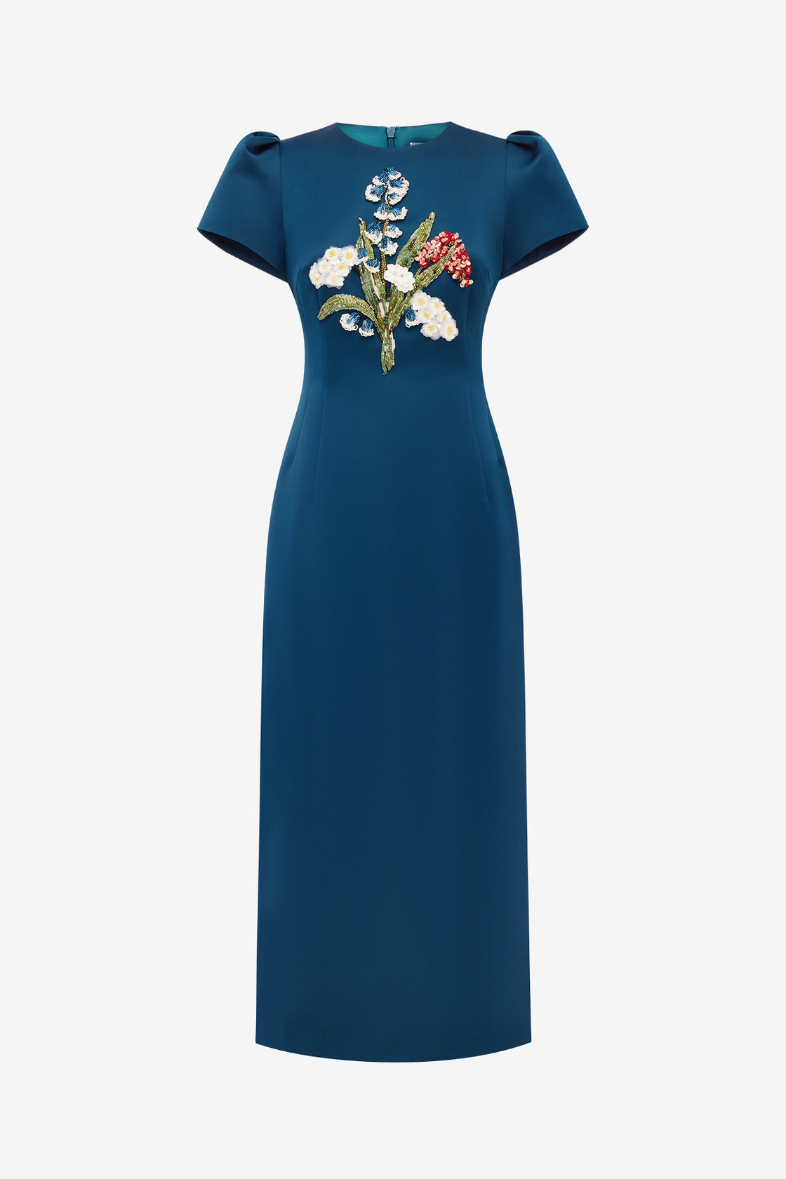 Emmeline Embellished Maxi Dress - Teal Dress Maxi