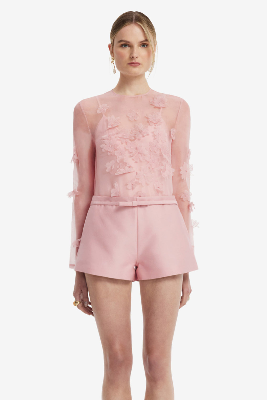 Aurelia Petal Blouse - Rose Blouse/Shirts