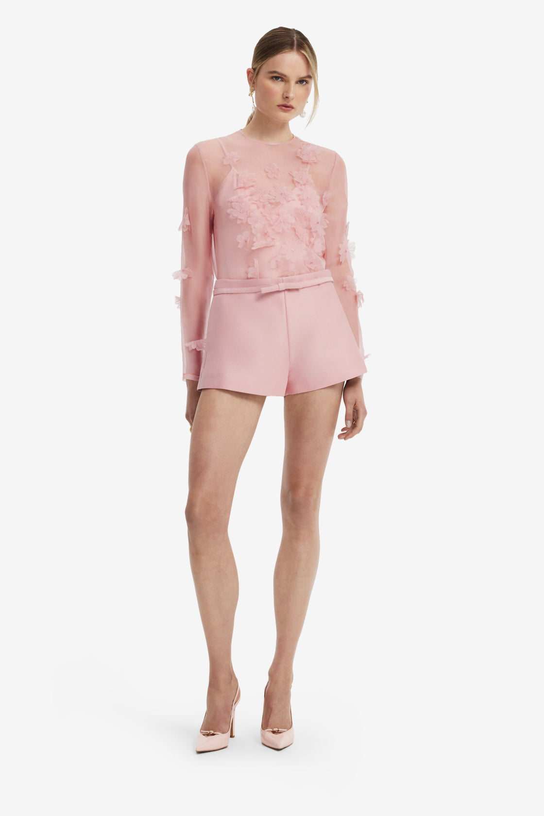 Aurelia Petal Blouse - Rose Blouse/Shirts