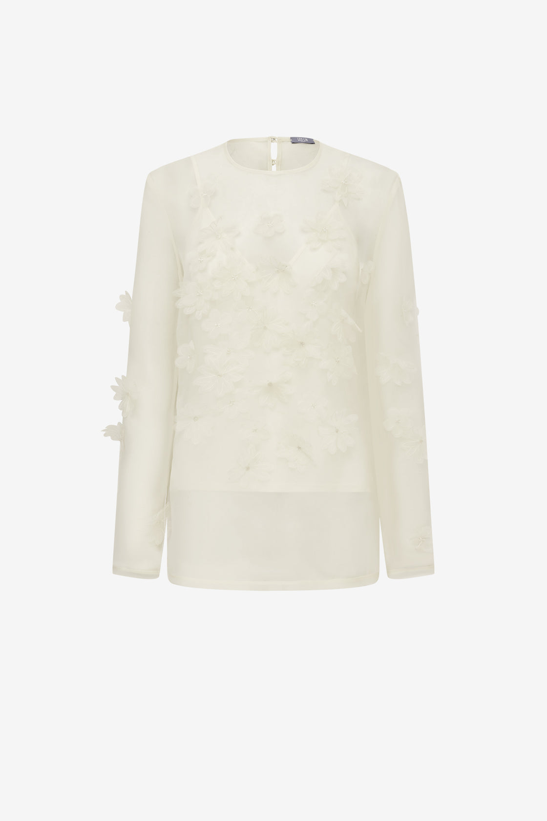 Aurelia Petal Blouse - Snow Blouse/Shirts