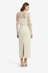 Aurelia Petal Blouse - Snow Blouse/Shirts