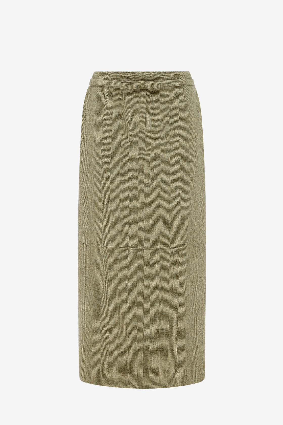 Saskia Wool Maxi Skirt - Olive Skirts