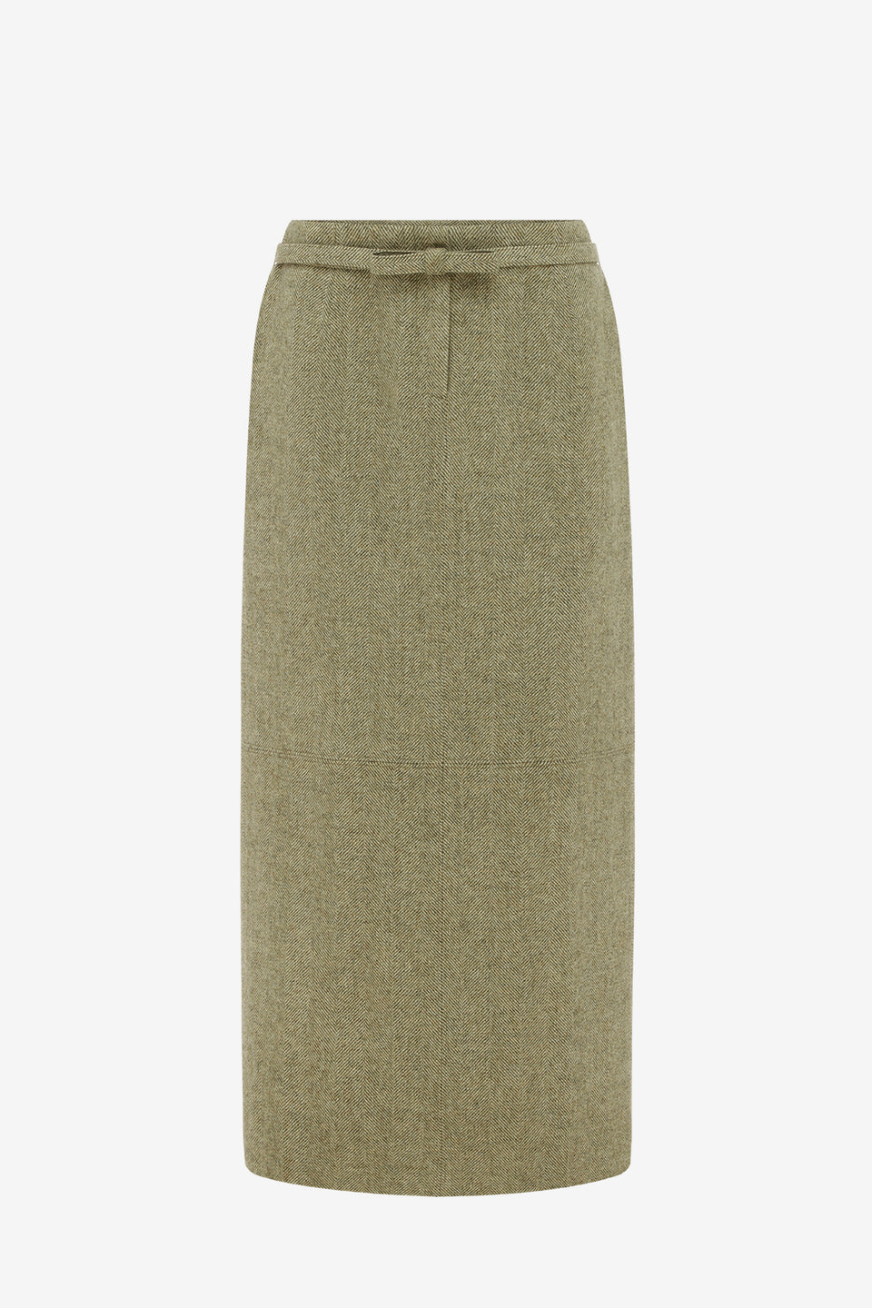 Saskia Wool Maxi Skirt - Olive Skirts