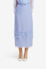 Kyra Petal Maxi Skirt - Periwinkle Skirts