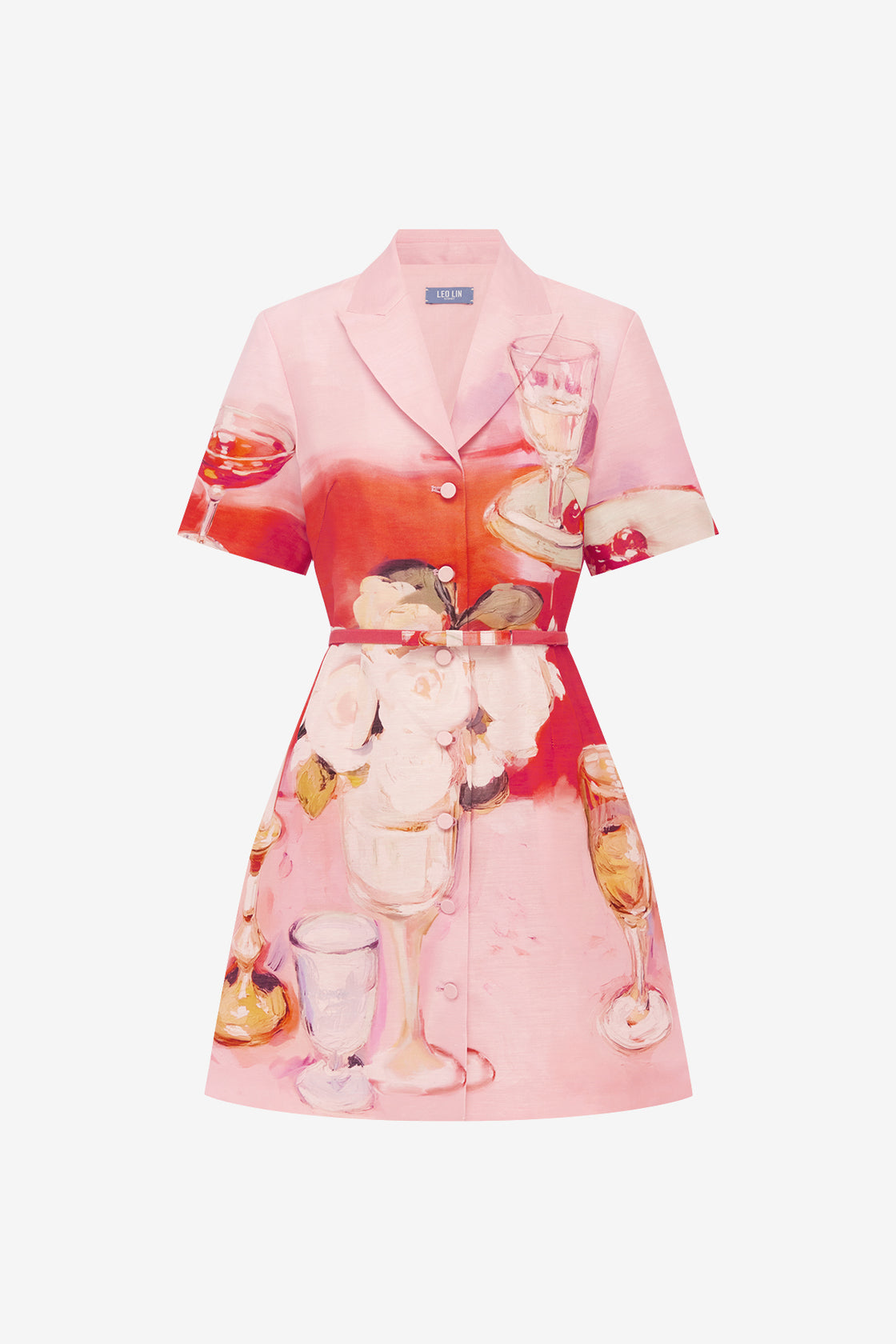 Brigitte Mini Dress - Aperitivo Print Dress Mini
