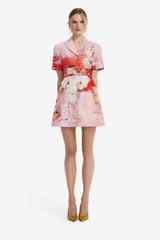 Brigitte Mini Dress - Aperitivo Print Dress Mini