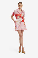 Brigitte Mini Dress - Aperitivo Print Dress Mini