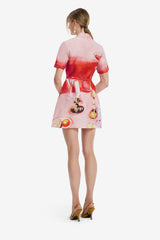 Brigitte Mini Dress - Aperitivo Print Dress Mini