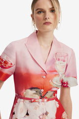 Brigitte Mini Dress - Aperitivo Print Dress Mini