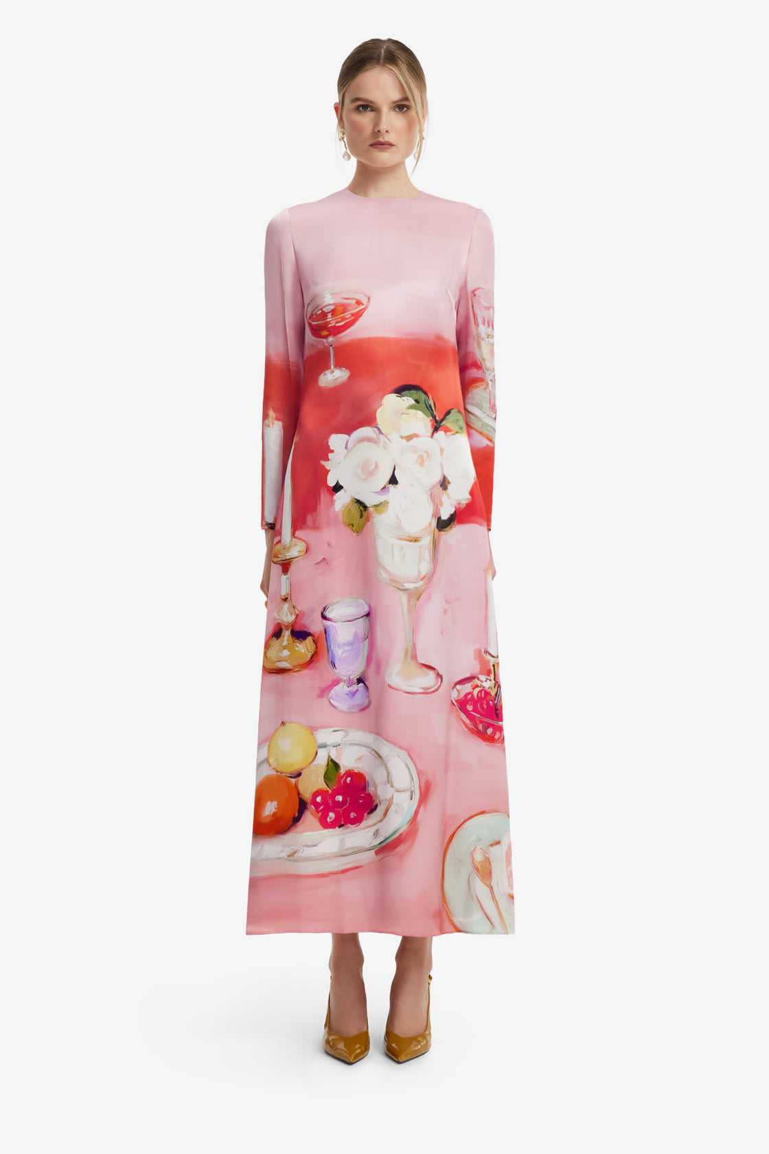 Cassandra Maxi Dress - Aperitivo Print Dress Maxi