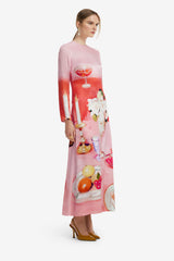Cassandra Maxi Dress - Aperitivo Print Dress Maxi