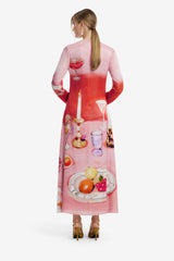 Cassandra Maxi Dress - Aperitivo Print Dress Maxi