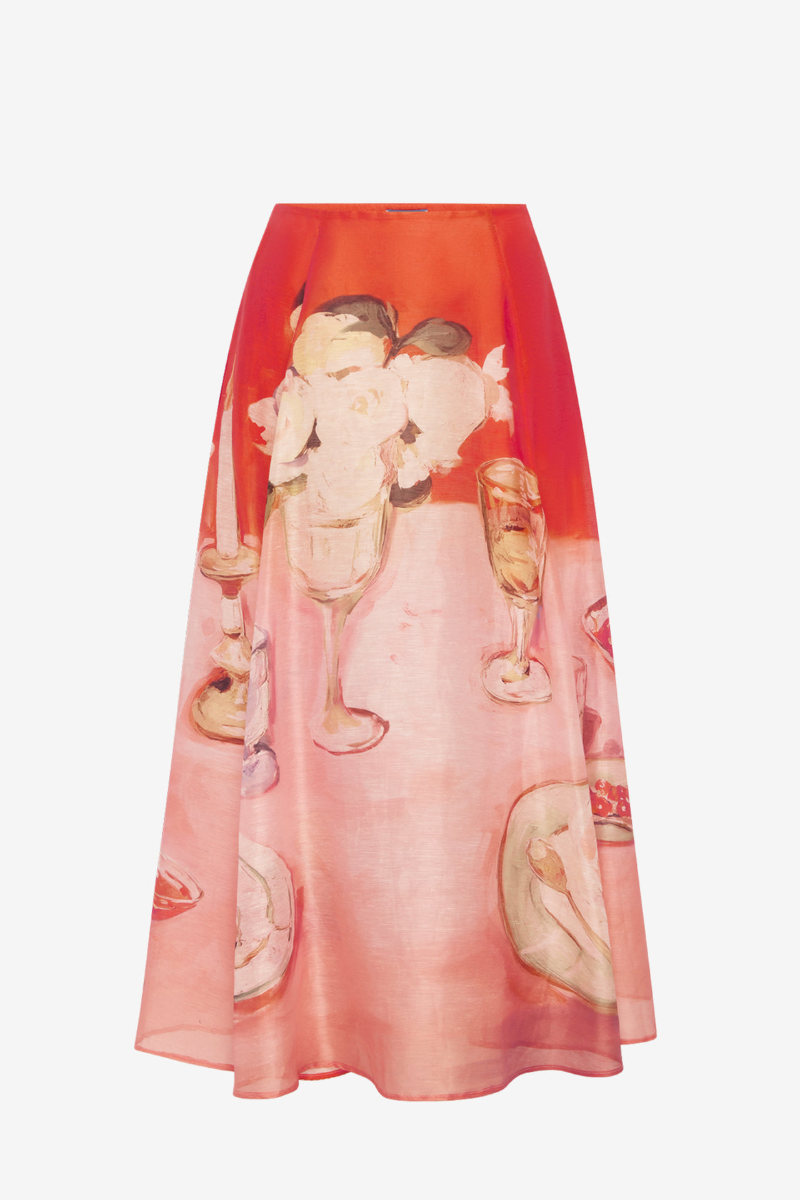 Leila Midi Skirt - Aperitivo Print Skirts