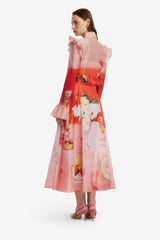 Leila Midi Skirt - Aperitivo Print Skirts