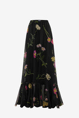Zinnia Maxi Skirt - Meadow Mist in Ebony Skirts