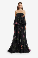 Zinnia Maxi Skirt - Meadow Mist in Ebony Skirts