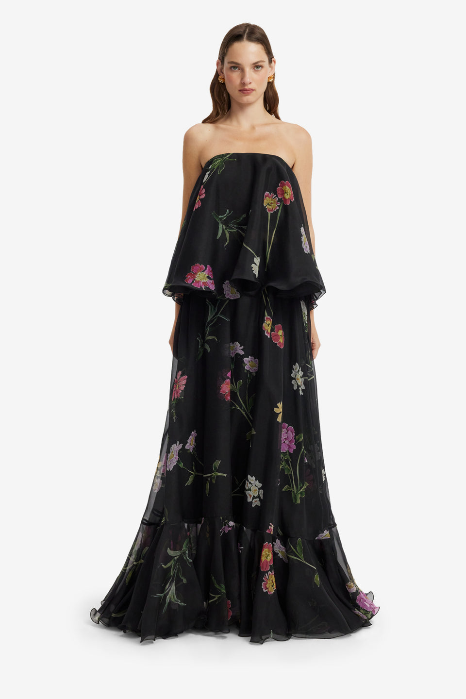 Zinnia Maxi Skirt - Meadow Mist in Ebony Skirts