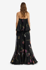 Zinnia Maxi Skirt - Meadow Mist in Ebony Skirts