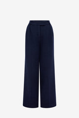 Elisha Tweed Wide Leg Pants - Midnight Pants