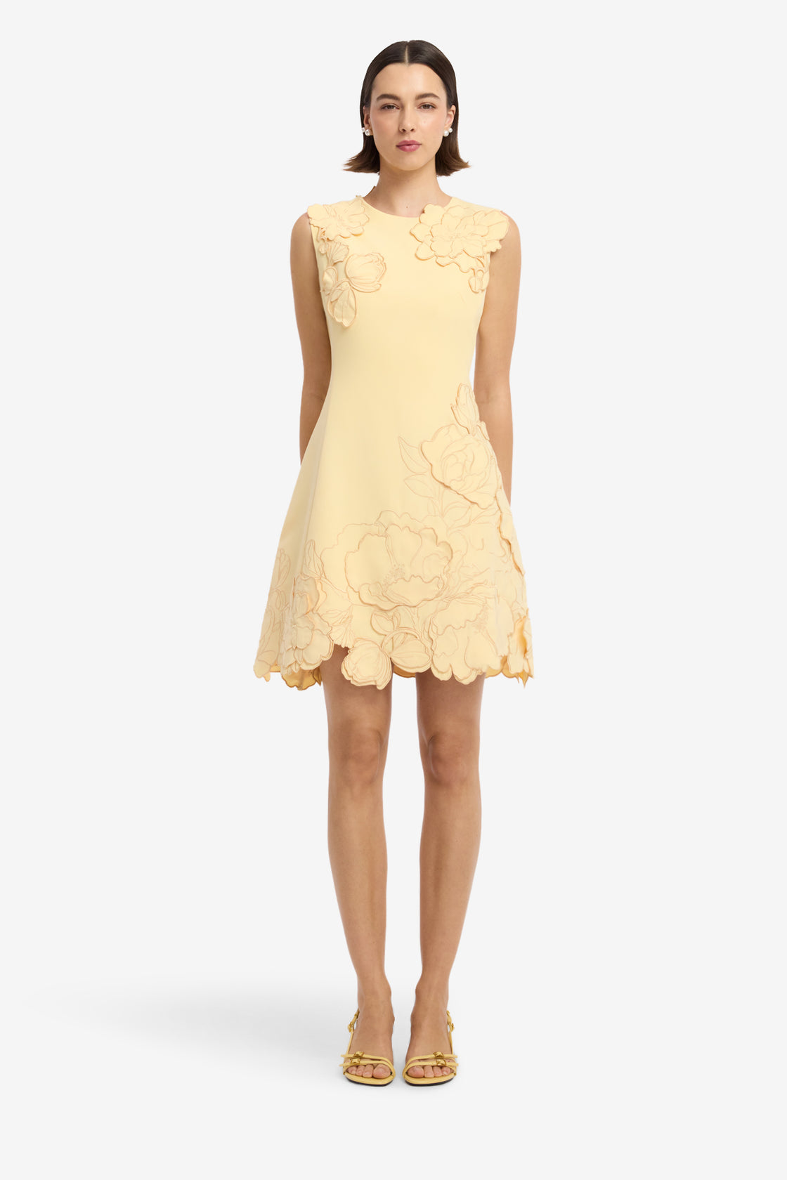 Chloe Applique Sleeveless Mini Dress - Butter Dress Mini
