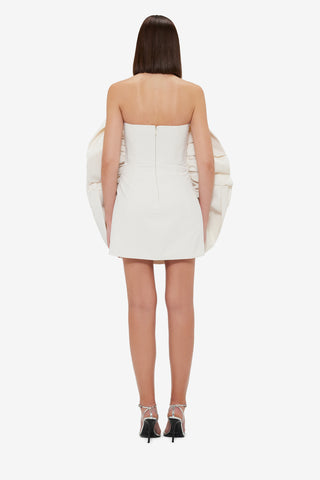 Bloom Rose Mini Dress - Vanilla Dress Mini