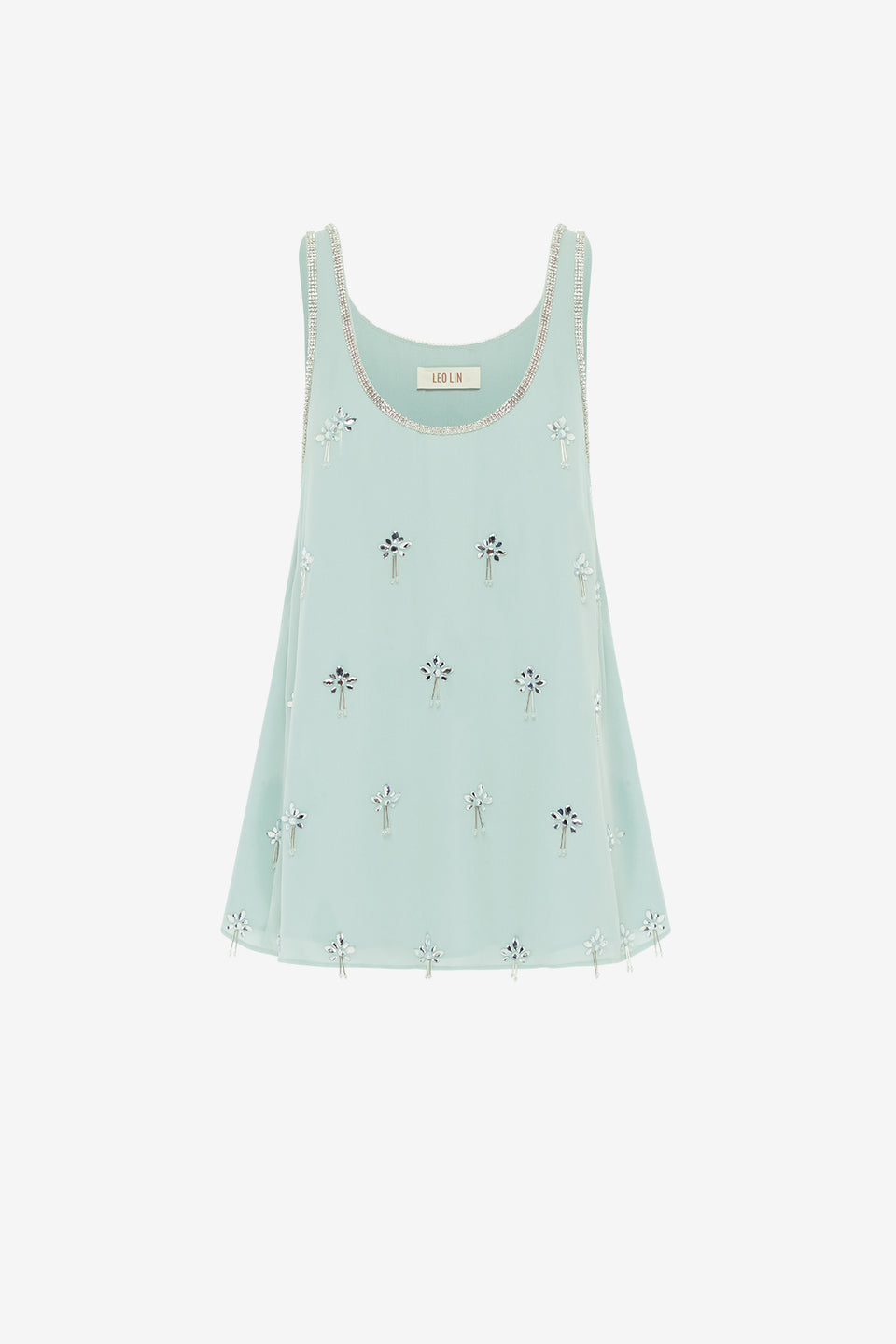 Exclusive LEO LIN Helaine Embellished Top in Pistachio