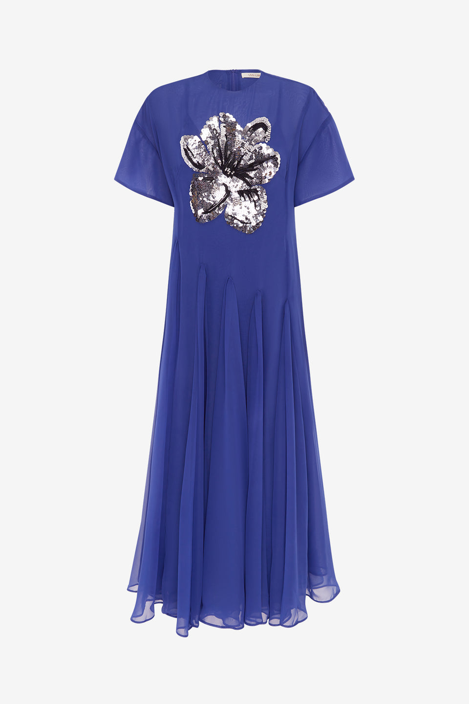 Exclusive Leo Lin Désirée Embellished Midi Dress in Sapphire