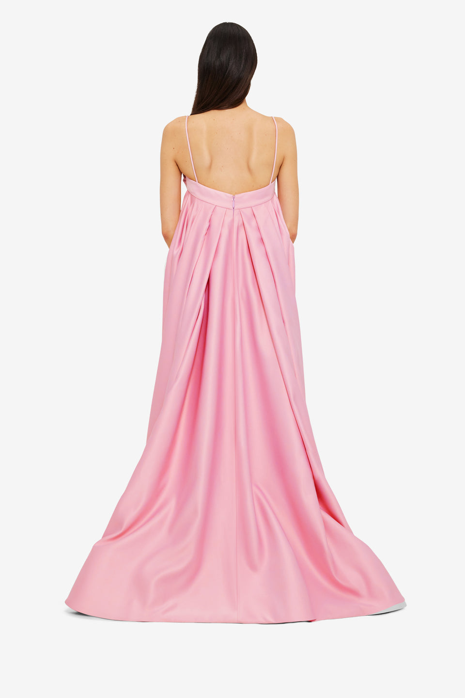 Exclusive Leo Lin Frances Appliqué Maxi Dress in Camelia Print