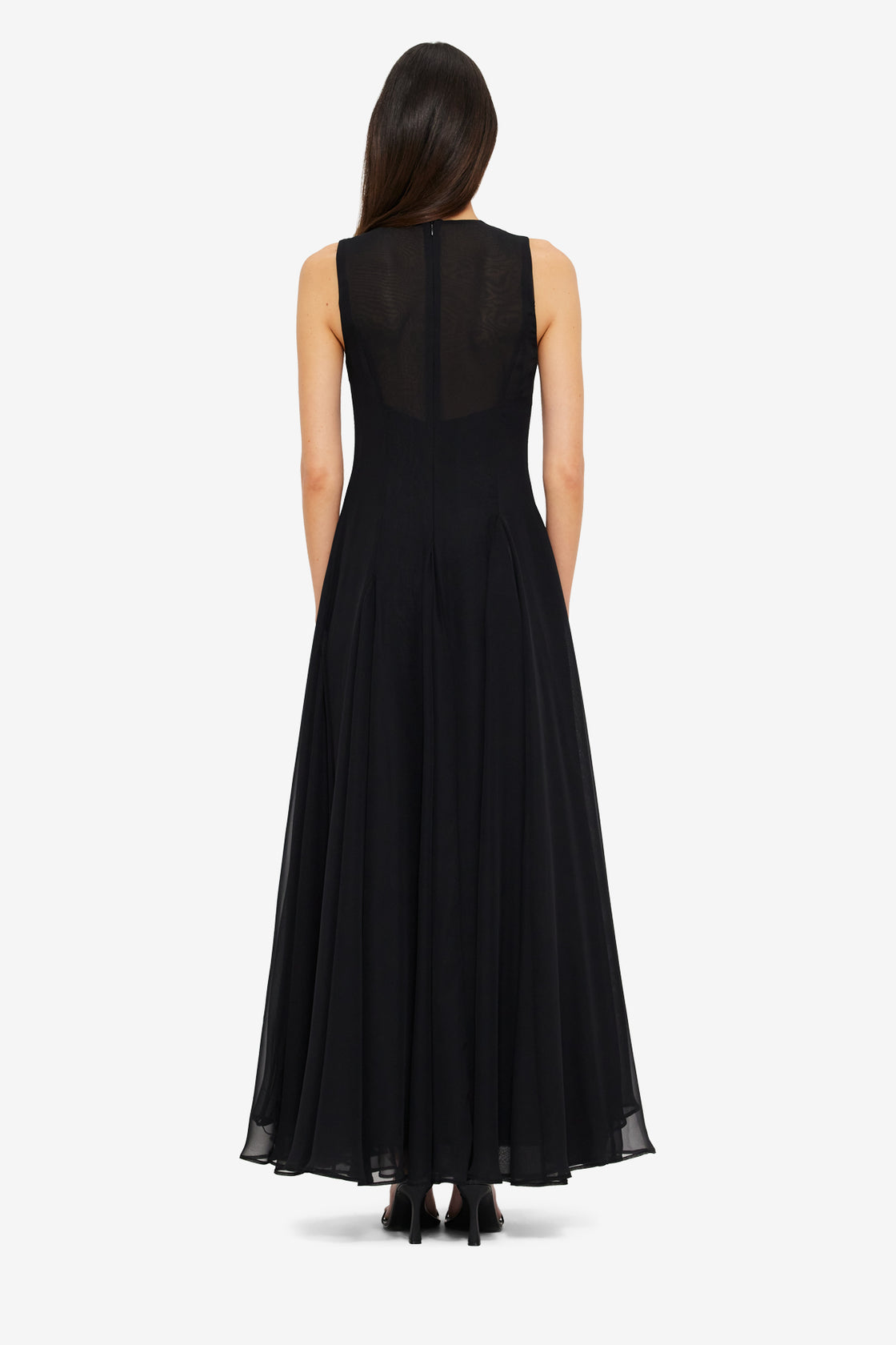 Exclusive Leo Lin Linnea Embellished Maxi Dress in Ebony
