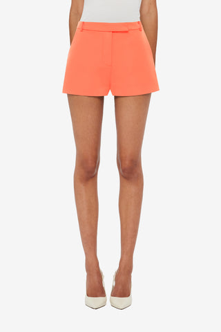 Exclusive Leo Lin Olivette Shorts in Wild Flower in Coral