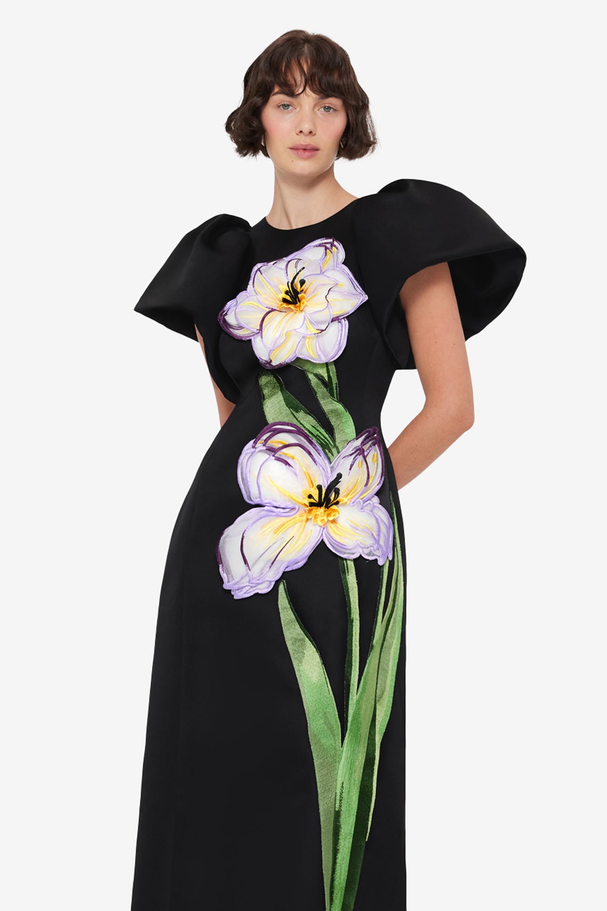 【Leo Lin】Lucinda Applique Maxi Dress Lucinda Appliqué Maxi Dress - Cornflower Blue – LEO LIN