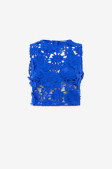 Iris Lace Top - Lapis Tops