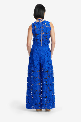 Exclusive LEO LIN Candied Lace Pants - Lapis