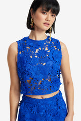 Candied Lace Pants - Lapis Pants