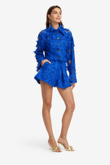 Robyn Lace Shirt - Lapis Blouse/Shirts