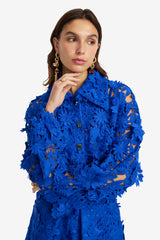 Josie Lace Shorts - Lapis Shorts