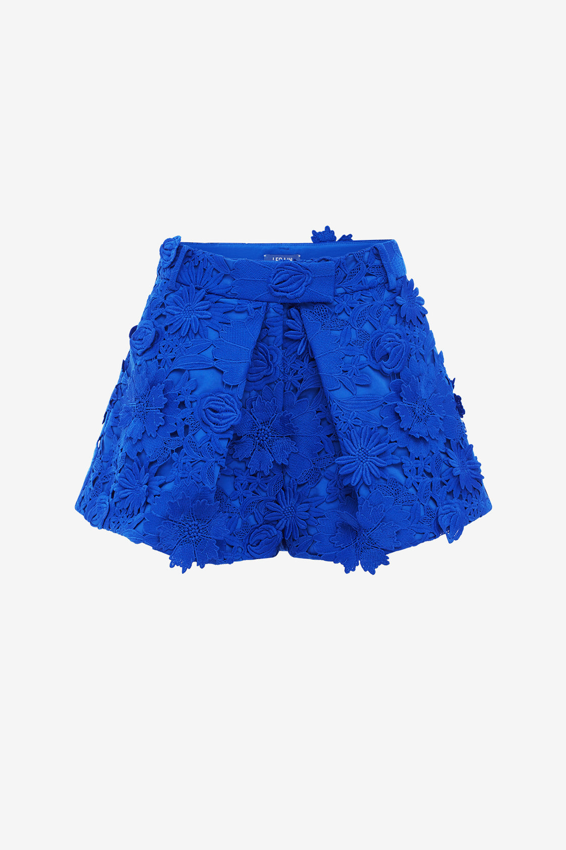 Exclusive LEO LIN Josie Lace Shorts - Lapis