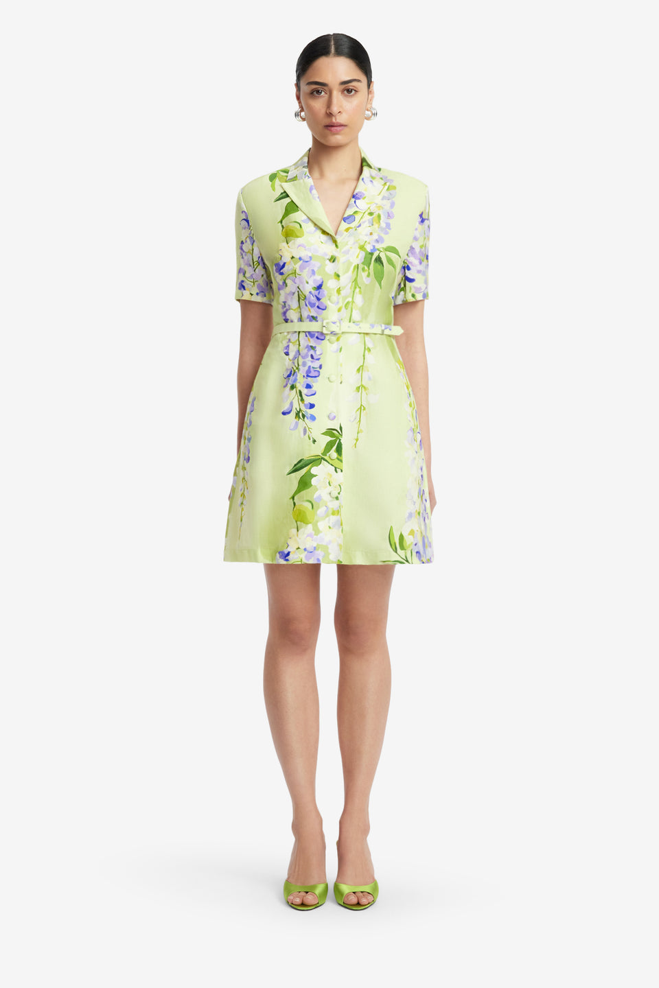 Exclusive LEO LIN Brigitte Mini Dress - Wisteria Print