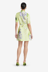 Brigitte Mini Dress - Wisteria Print Dress Mini