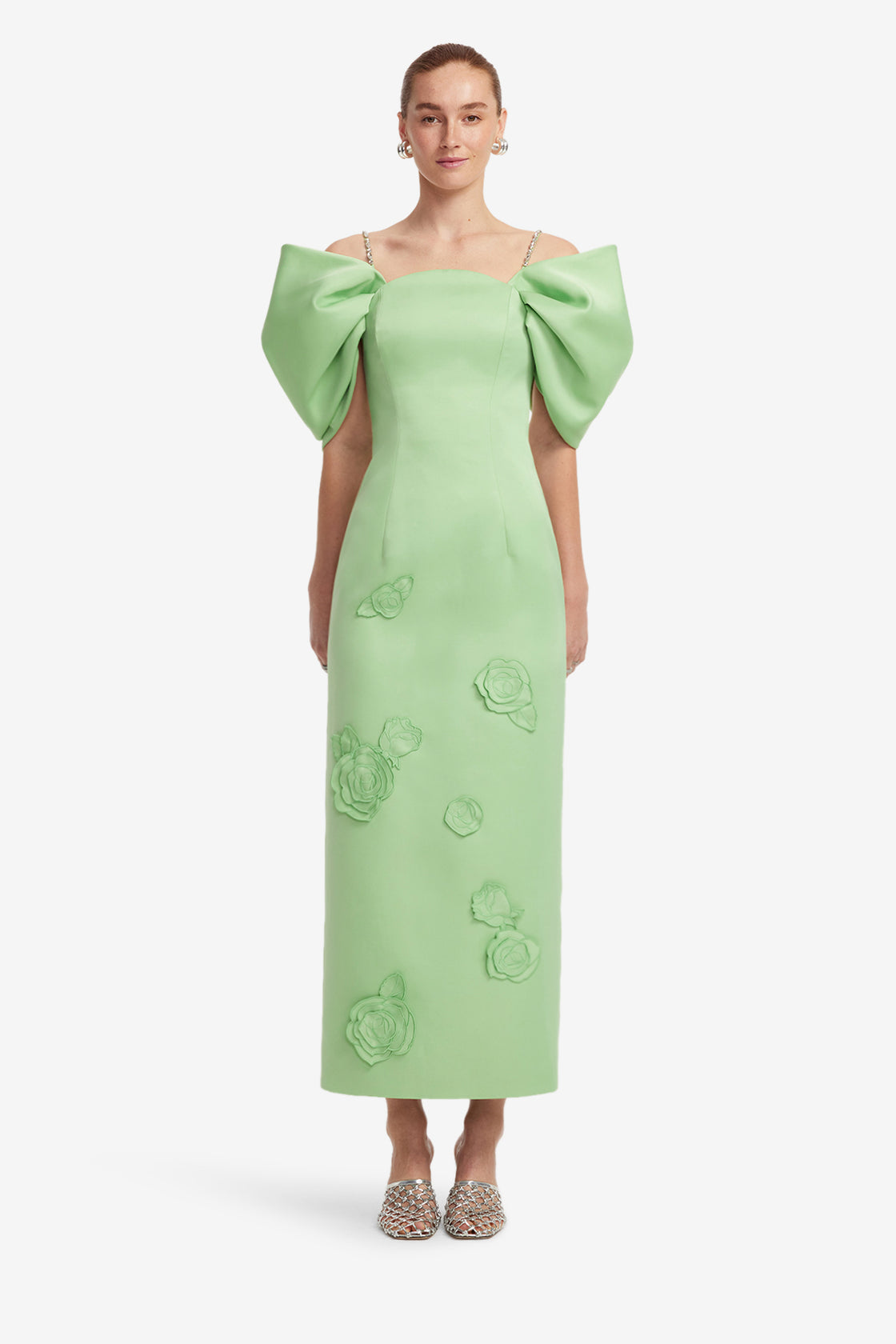 leo lin applique dress LEO LIN Rosario Floral Appliqu Mini Dress