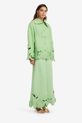 Jayna Appliqué Jacket - Juniper Green Jackets